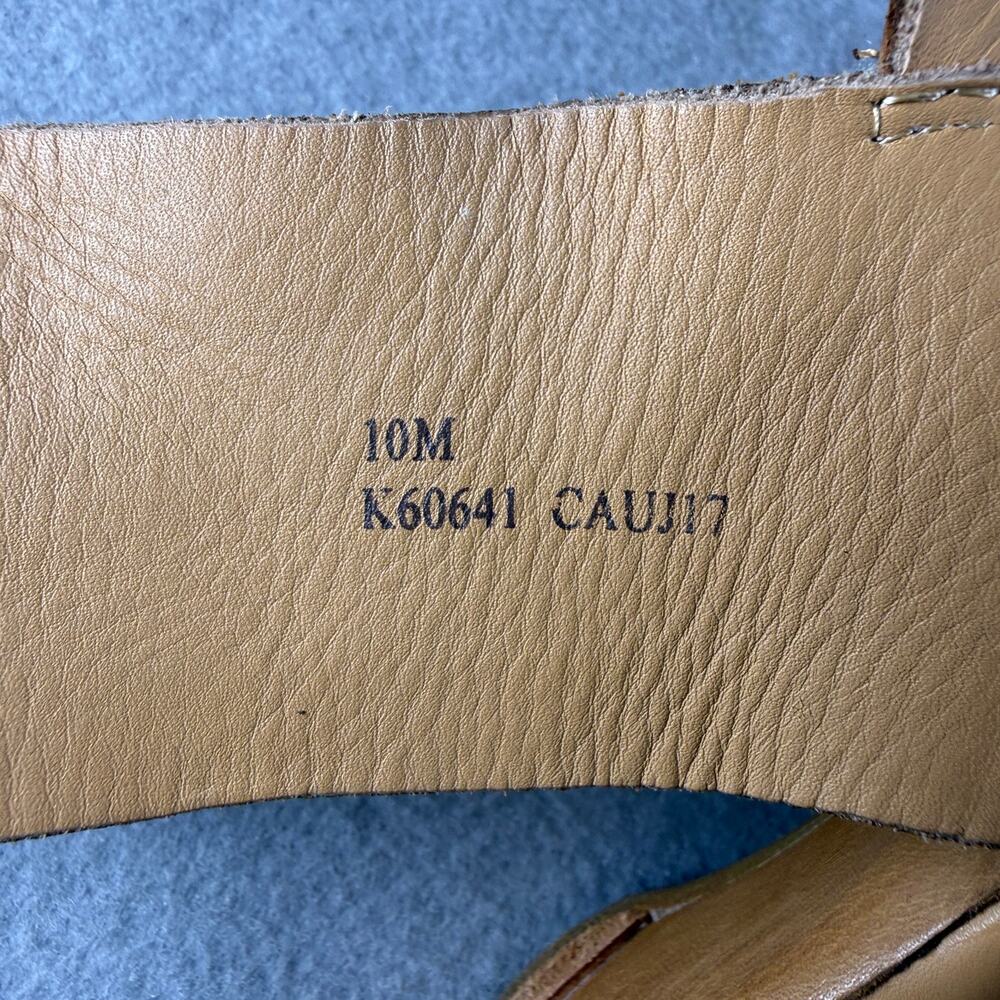 Kork Ease San Carlos platform sandals - tan natural sling back heels size 10M - Picture 9 of 9